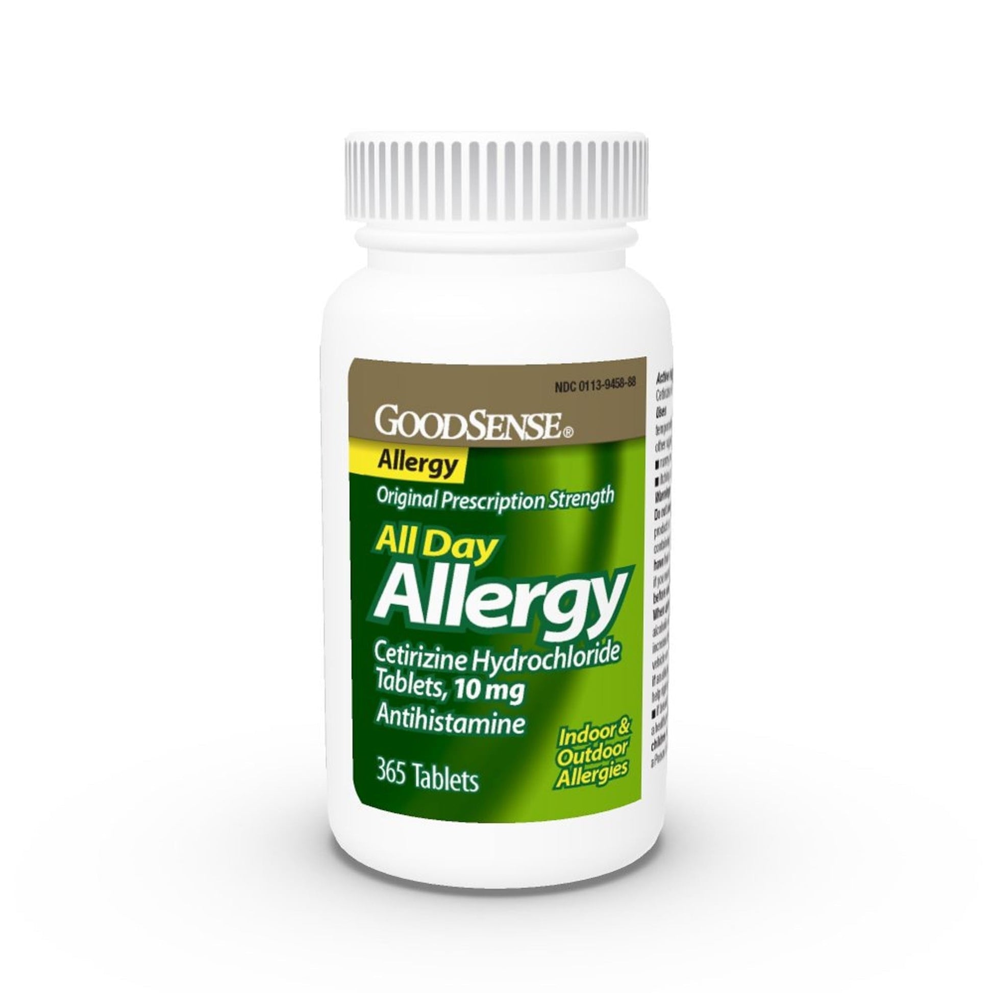 GoodSense 24 Hour Allergy Relief, Cetirizine Hydrochloride Tablets, 10 mg, Antihistamine - Maple Wellness Supplements