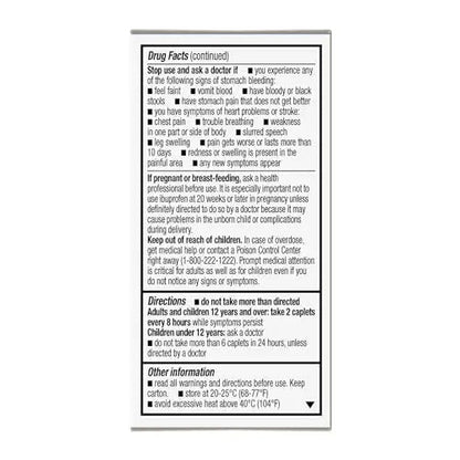 GoodSense Dual Action Acetaminophen and Ibuprofen (NSAID) Tablets, 250 mg/125 mg, Back Pain, 18 Count - Maple Wellness Supplements