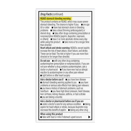 GoodSense Dual Action Acetaminophen and Ibuprofen (NSAID) Tablets, 250 mg/125 mg, Back Pain, 18 Count - Maple Wellness Supplements