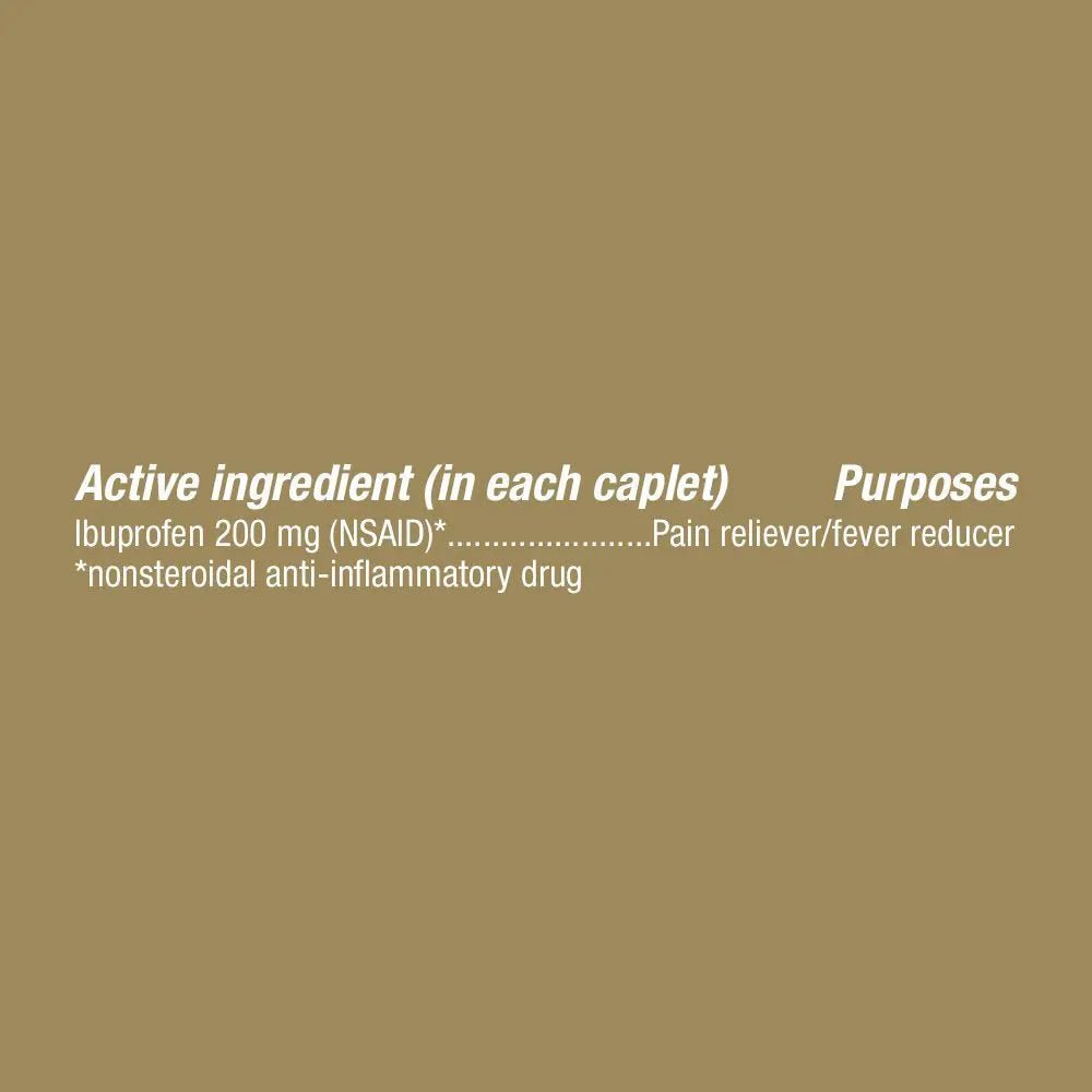 GoodSense Ibuprofen Pain Reliever/Fever Reducer Caplets, 200 mg, 50-Count - Maple Wellness Supplements
