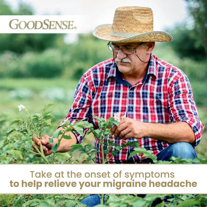 GoodSense Migraine Formula Caplets - Acetaminophen, Aspirin (NSAID) & Caffeine - Migraine Pain Relief, 24 Count - Maple Wellness Supplements