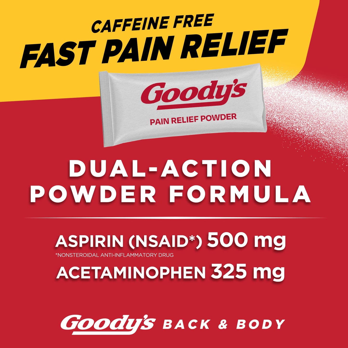Goody's Back and Body Pain Relief Powder, 24 ct (Pack of 4) - Maple Wellness Supplements