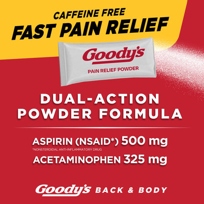 Goody's Back and Body Pain Relief Powder, 24 ct (Pack of 4) - Maple Wellness Supplements