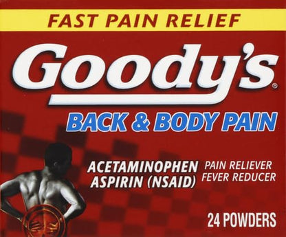 Goody's Back and Body Pain Relief Powder, 24 ct (Pack of 4) - Maple Wellness Supplements