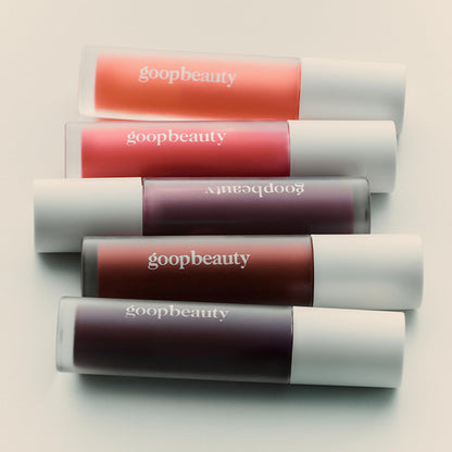 goop Beauty Hydra-Barrier Gel Gloss | Hydrating Lip Gloss to Moisturize & Plump Lips | Hyaluronic Acid & Vitamin E | Blossom - Sheer Petal Pink | 0.13 oz - Maple Wellness Supplements