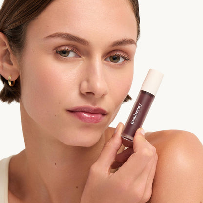 goop Beauty Hydra-Barrier Gel Gloss | Hydrating Lip Gloss to Moisturize & Plump Lips | Hyaluronic Acid & Vitamin E | Blossom - Sheer Petal Pink | 0.13 oz - Maple Wellness Supplements