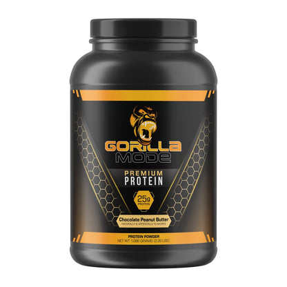 Gorilla Mode Premium Whey Protein - Chocolate Peanut Butter / 25 Grams of Whey - Maple Wellness Supplements