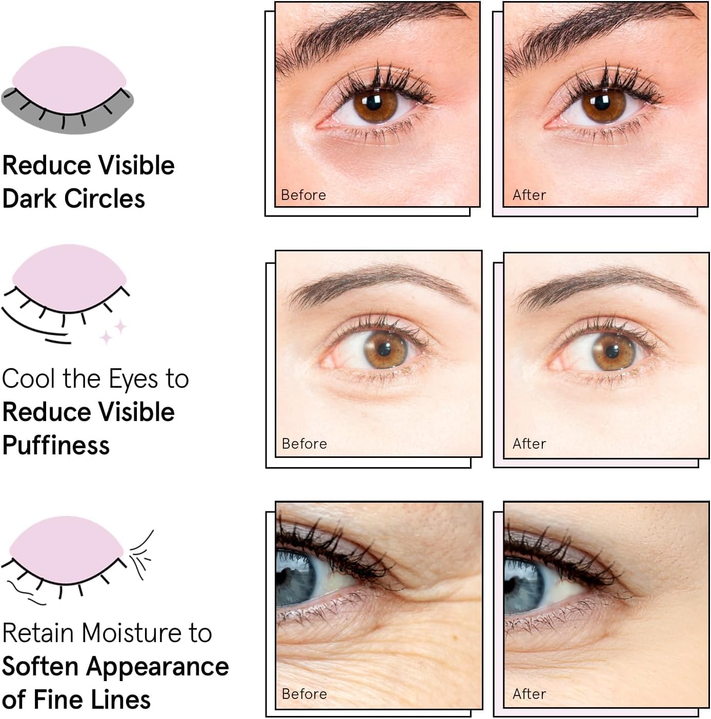 grace & stella Award Winning Under Eye Mask - Birthday Gifts for Women - Gel Eye Patches - Maple Wellness Supplements