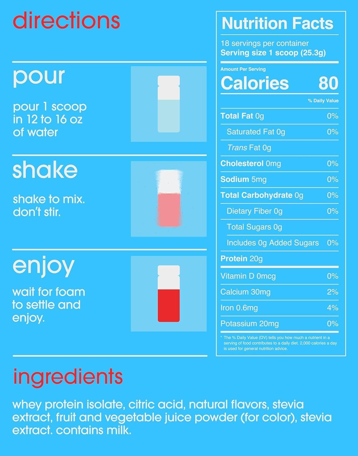 GRAMMS Clear Protein Powder Packets 20G Protein Sample Packets Variety Flavors for Women & Men | Lactose Free, Grass-Fed Whey Isolate, Gluten Free, Zero Sugar, Gut Friendly, Non-Bloating(9 Pack) - Maple Wellness Supplements