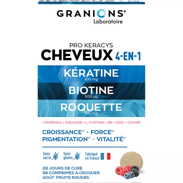 Granions Pro Keracys Hair 4-in-1 56 tablets - Maple Wellness Supplements