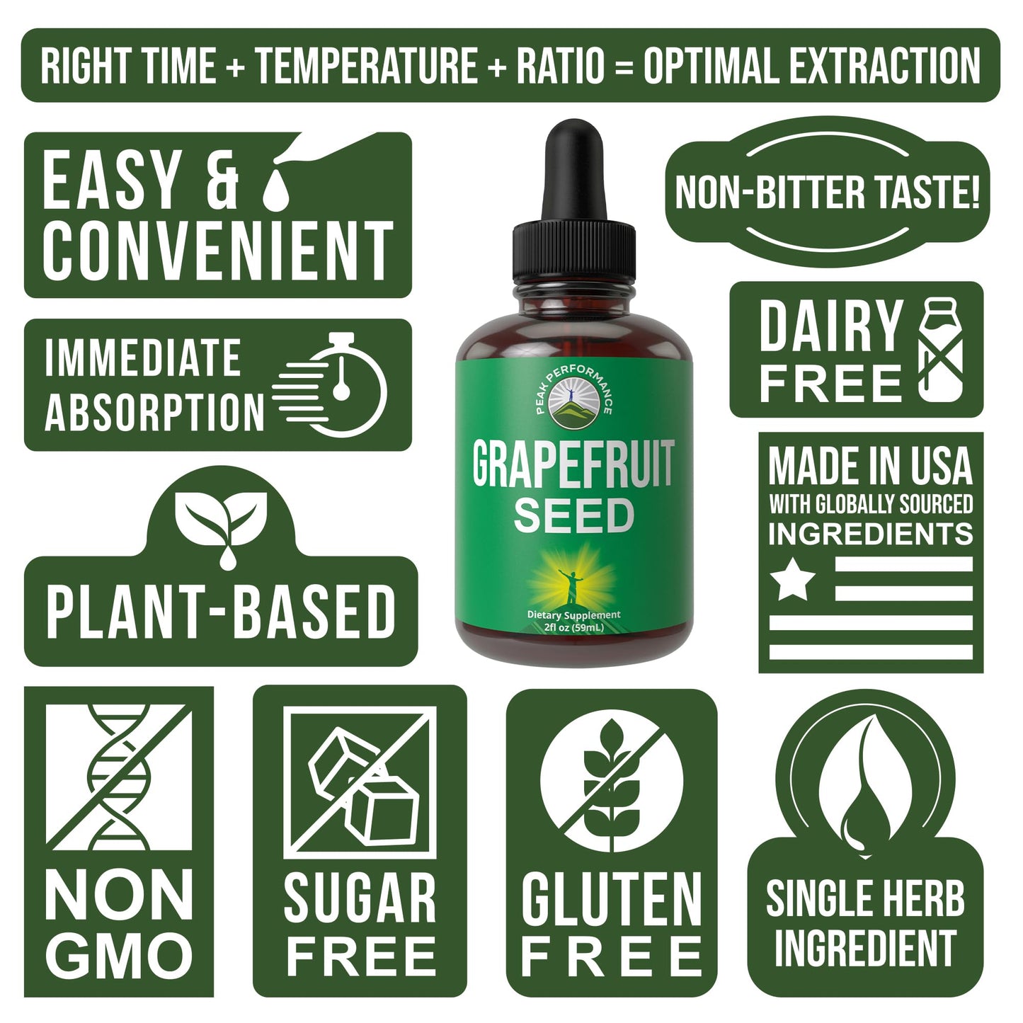 Grapefruit Seed Extract Liquid Drops Supplement. Vegan GSE Grapefruit Seed Extract for Women and Men. Zero Sugar, Non Bitter. for Immune, Digestive Support. Gluten Free Oil. Take Orally - Maple Wellness Supplements