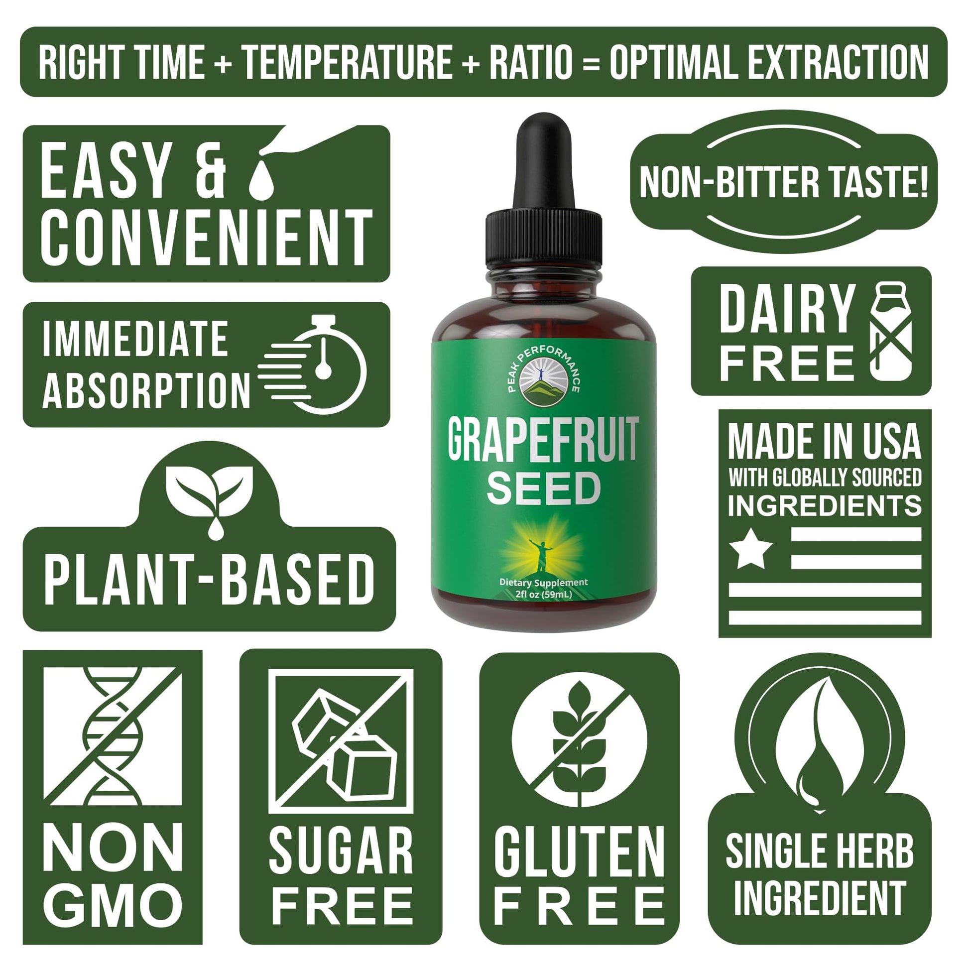 Grapefruit Seed Extract Liquid Drops Supplement. Vegan GSE Grapefruit Seed Extract for Women and Men. Zero Sugar, Non Bitter. for Immune, Digestive Support. Gluten Free Oil. Take Orally - Maple Wellness Supplements