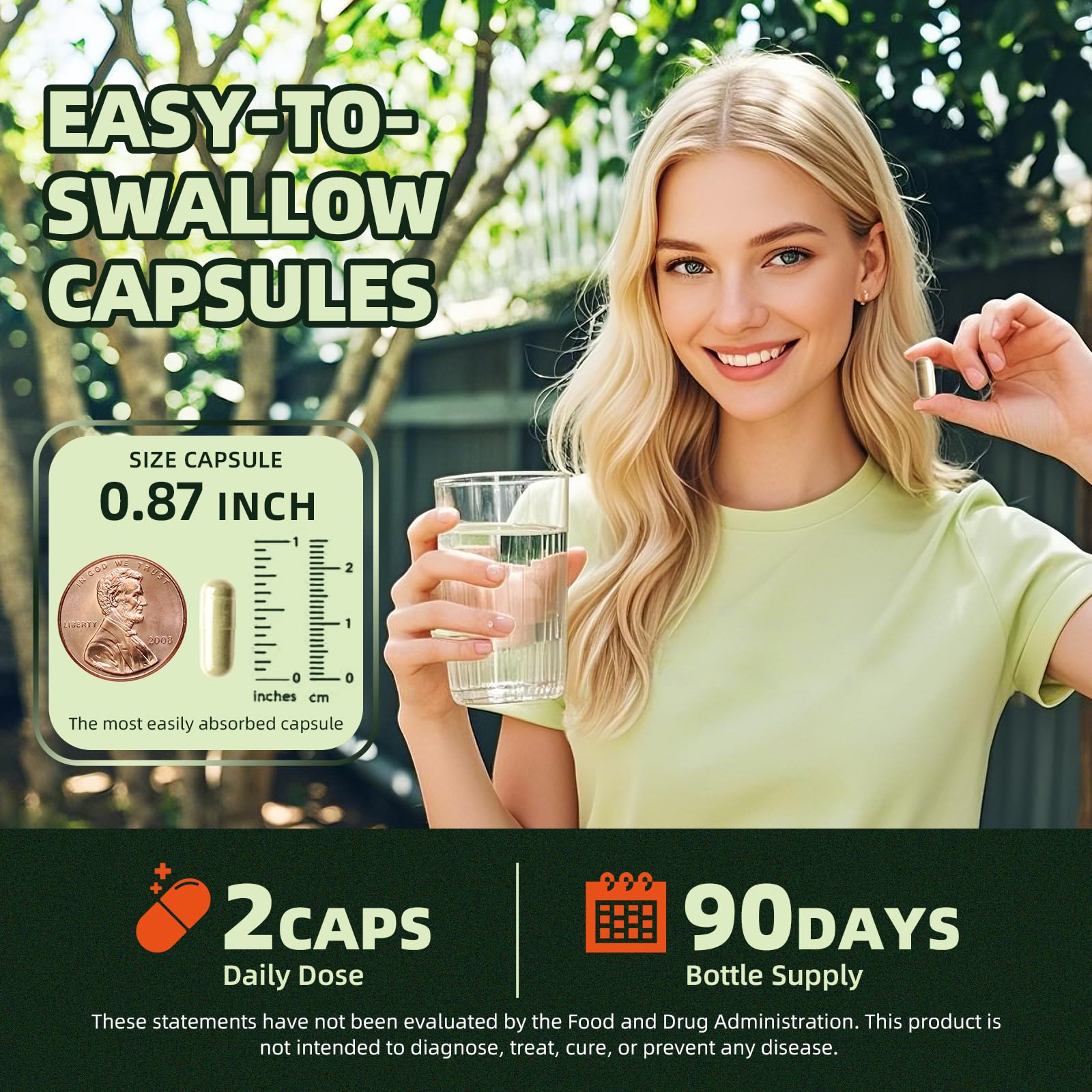 GREENPEOPLE Whole-Leaf Moringa Capsules 1500mg - High Potency 10:1 Moringa Oleifera Leaf Extract - Natural Green Superfood for Energy & Immune Support - Maple Wellness Supplements