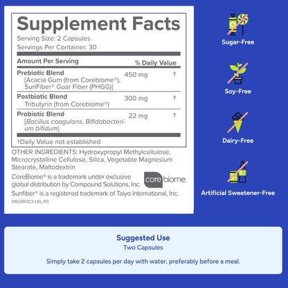 Gundry MD® Bio Complete 3, 3-in-1 Probiotics for Gut Health, Probiotic Supplements for Digestion, Supplement Supporting Bloating, Gas, Food Cravings - Maple Wellness Supplements