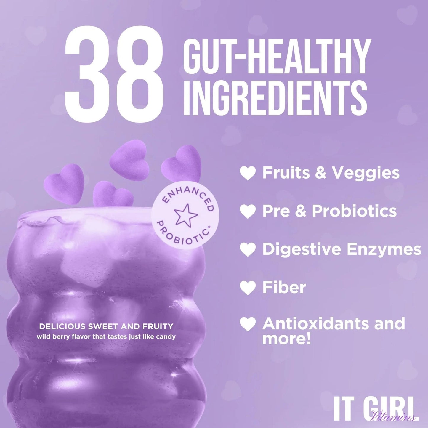 Gut Health Cleanse Detox Gummies for Women & Teens – Probiotics, Prebiotics, Digestive Enzymes & Superfoods Greens Blend – Vegan Daily Digestive Supplement for Bloating Relief, Debloat & Gut Wellness - Maple Wellness Supplements