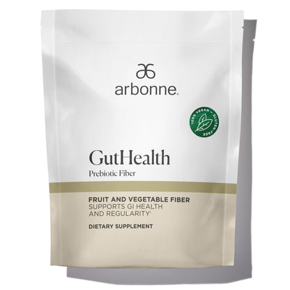 GutHealth Prebiotic Fiber – 12g Soluble Fiber including Inulin for gastrointestinal health, Regularity, Satiety, and Daily Gut Wellness; Easy to Mix Into Drinks or Food - Maple Wellness Supplements