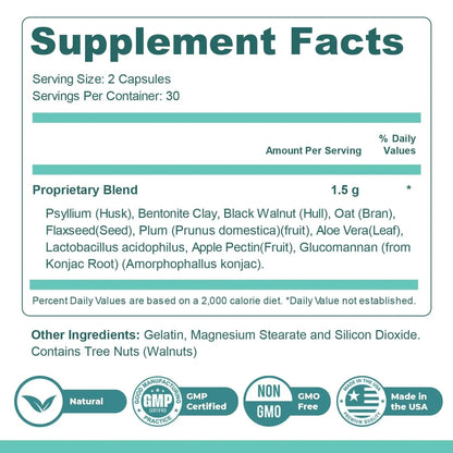 GutOptim Probiotic & Prebiotic Capsules | Pre and Probiotics for Synbiotic Gut Health & Bloating Relief for Women & Men | Enzyme with Probiotics for Digestive Health | Non-GMO, 60 Ct, 6 Month Supply - Maple Wellness Supplements