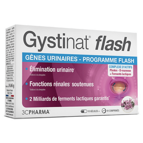 Gystinat Flash urinary disorders - LES 3 CHENES - Maple Wellness Supplements