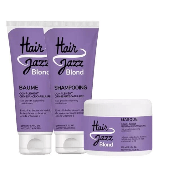 HAIR JAZZ BLOND - Full Routine Eliminating Yellow Tones - Maple Wellness Supplements