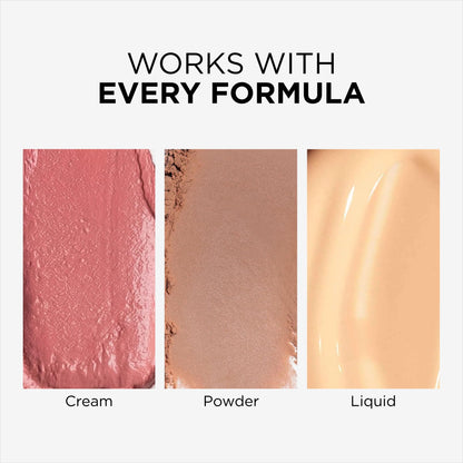 Haleys Beauty Kabuki Foundation Brush For Applying Powder, Foundation, Bronzer, Blush, and Mineral Make up, Soft Bristles, Seamless Blending, Makeup Brushes Essential, Vegan & Cruelty Free - Maple Wellness Supplements