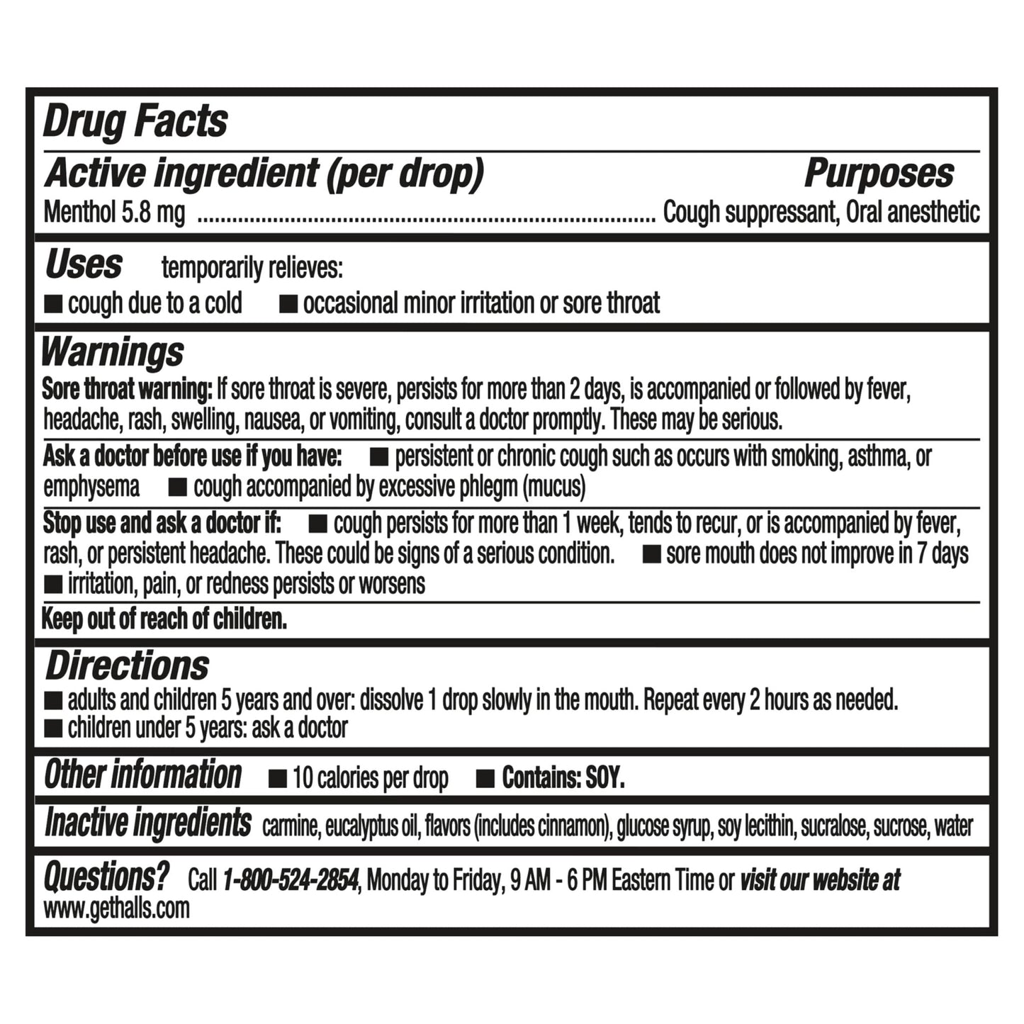 Halls Cough and Throat Relief Cherry Cough Drops, Bulk Pack, 250 Drops - Maple Wellness Supplements