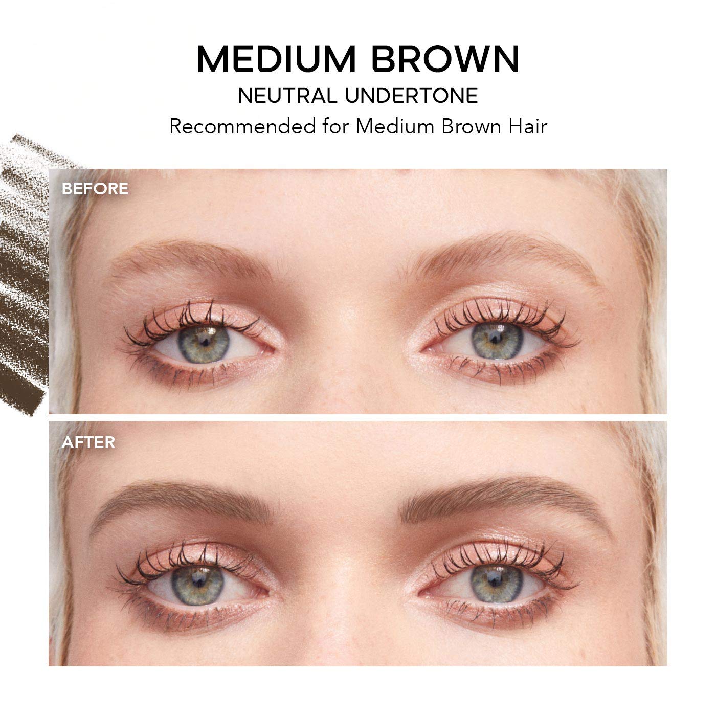 HAUS LABORATORIES by Lady Gaga: THE EDGE MICRO-TIP PRECISION BROW PENCIL, Medium Brown - Maple Wellness Supplements