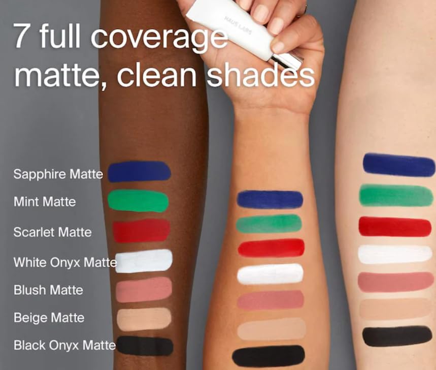 HAUS LABS BY LADY GAGA Hy-Power Eye, Cheek & Lip Paint in White Onyx Matte & Complimentary Sheet Masque - Maple Wellness Supplements