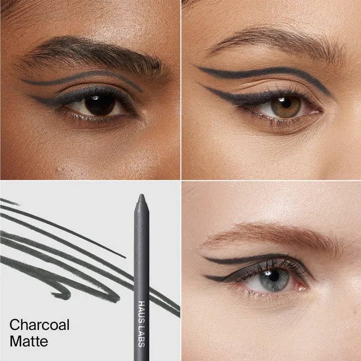 HAUS LABS BY LADY GAGA Optic Intensity Eco Eyeliner - Charcoal Matte + Complimentary Sheet Face Masque - Maple Wellness Supplements