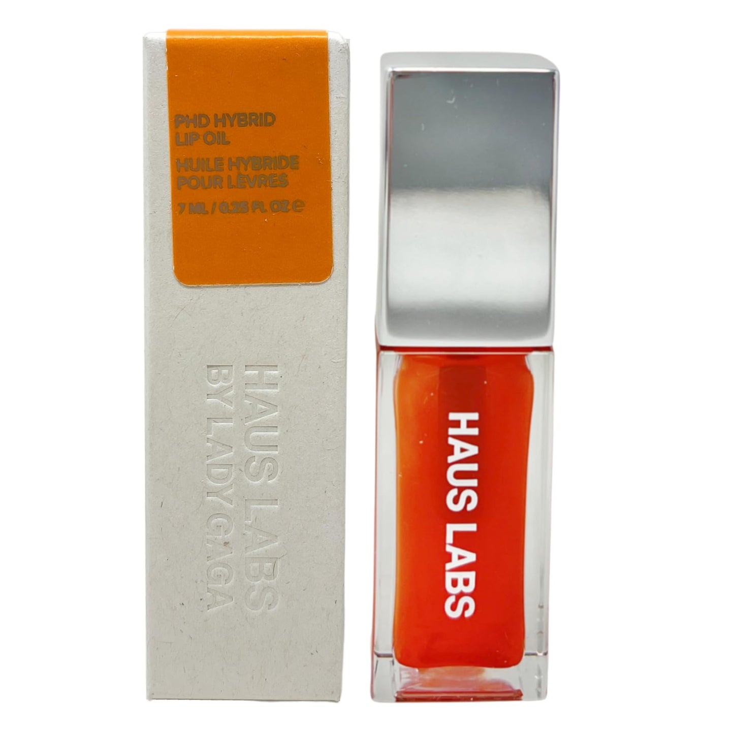 Haus Labs By Lady Gaga PhD Hybrid Hydrating Tinted Lip Oil - Secondary (sheer orange) 7 mL / 0.25 fl oz - Maple Wellness Supplements
