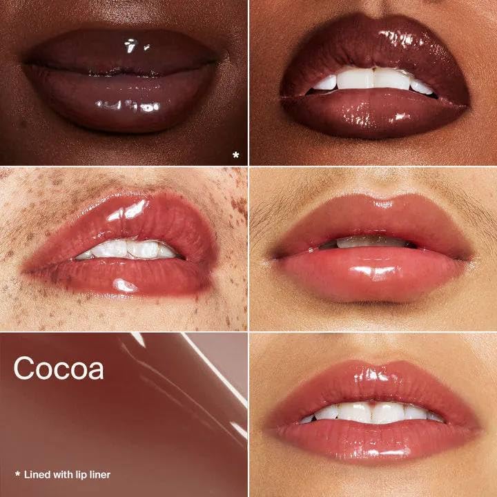 HAUS LABS BY LADY GAGA PHD HYBRID LIP GLAZE - Cocoa (Taupe Brown) + ENTEL Aloe vera Sheet Masque (BONUS) - Maple Wellness Supplements