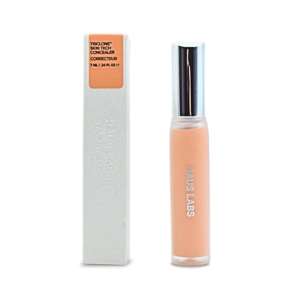 HAUS LABS BY LADY GAGA Triclone Skin Tech Hydrating + De-puffing Concealer with Fermented Arnica 22 Light Medium Peach - Maple Wellness Supplements
