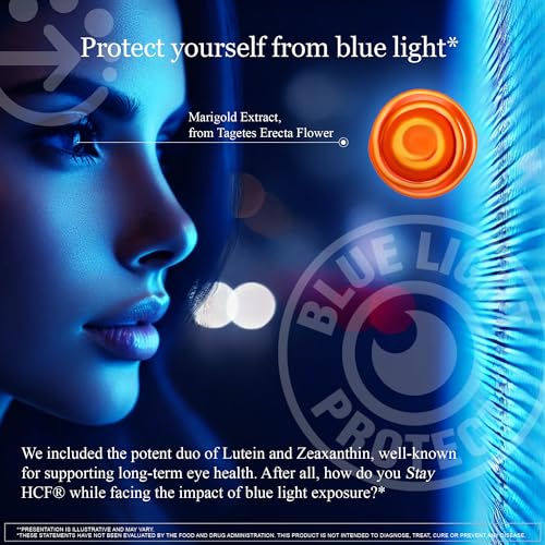 HCF A20 Microbead Brain Health Supplements for Adults for Memory, Focus, Calm, Mood, Alertness, Attention, Vision, Sleep, Immune System, 20 Premium Nootropic Nutrients Multivitamin & 7 Advances® Tech - Maple Wellness Supplements