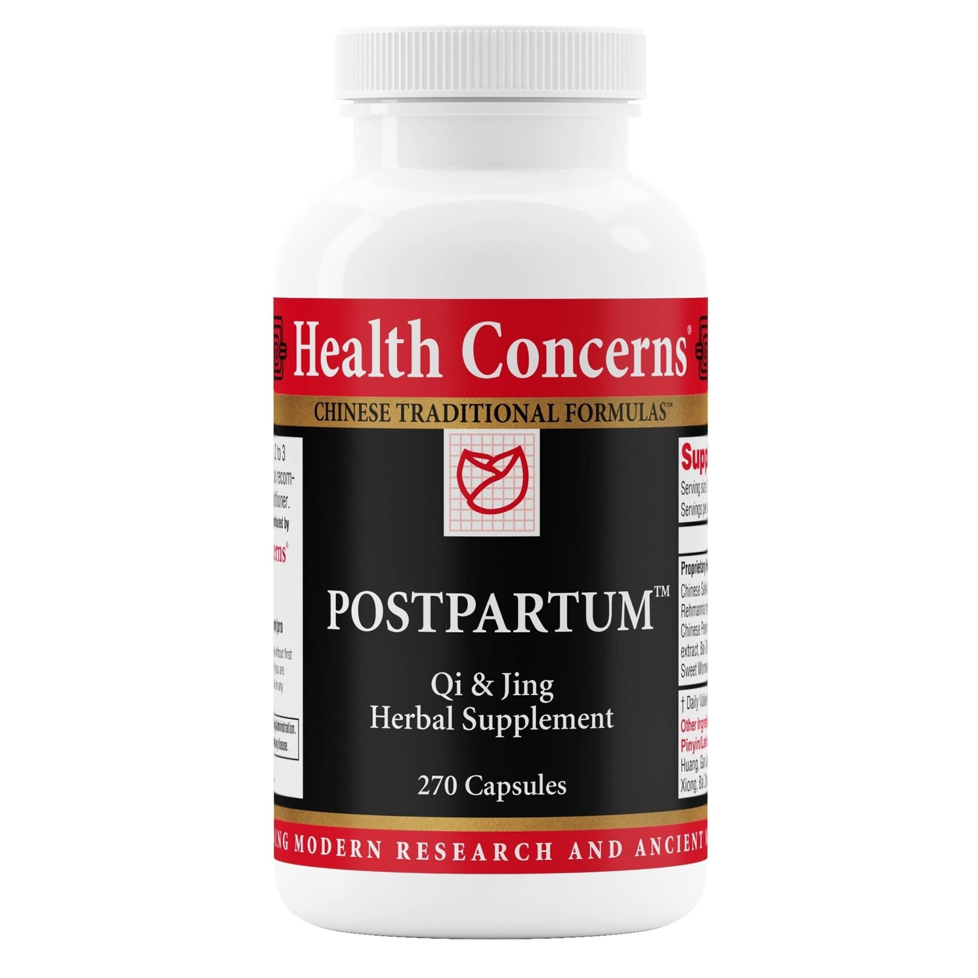 Health Concerns Postpartum – Recovery Support & Women's Hormonal Balance – Uterine Cleansing – Chinese Herbal Supplement for After Childbirth, Miscarriage or Surgery – 270 Capsules - Maple Wellness Supplements