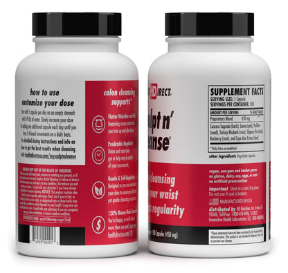 HEALTH DIRECT Sculpt n' Cleanse - Herbal Colon Cleanse for Digestive Health & Regularity - Maple Wellness Supplements