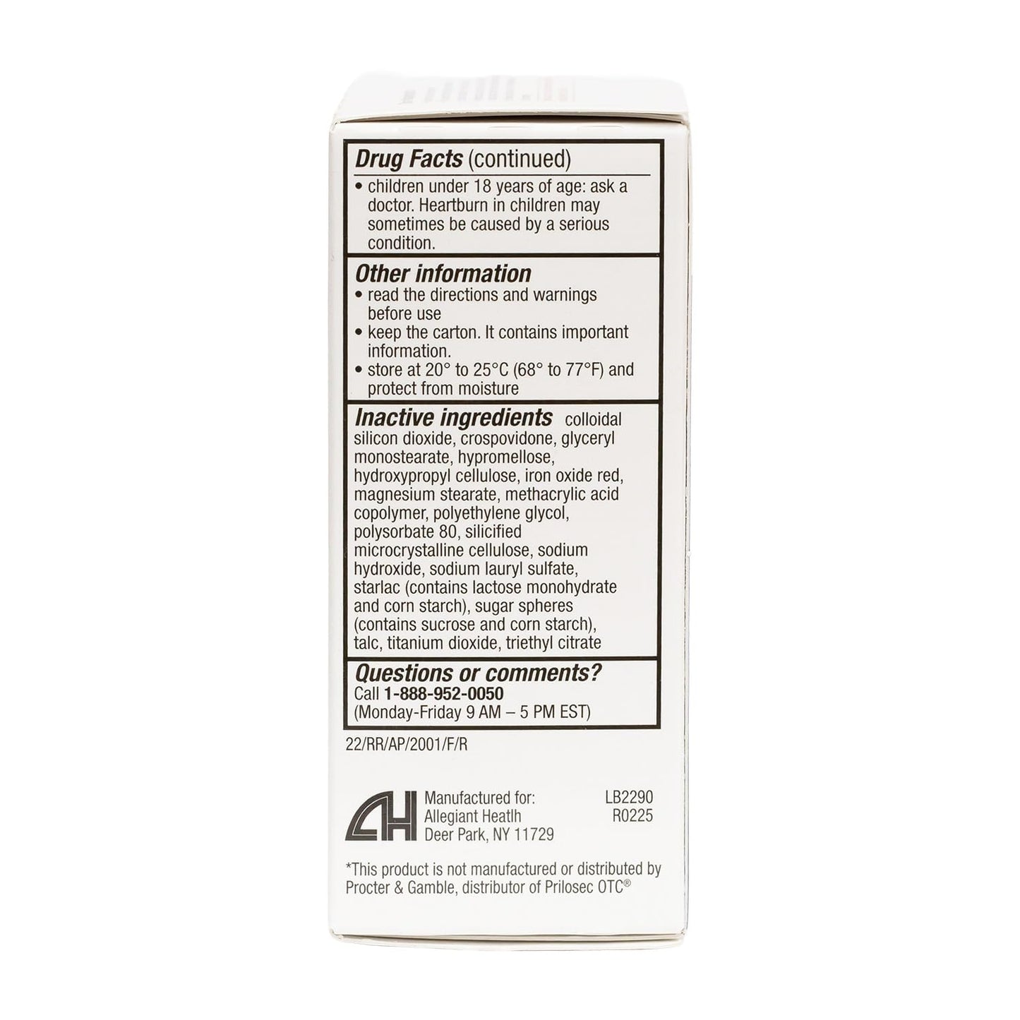 HealthA2Z® Acid Reducer | Omeprazole 20mg | Delayed - Release Tablets | 24 Hours | Treats Frequent Heartburn | Occuring 2 or More Days A Week (14 Counts) - Maple Wellness Supplements