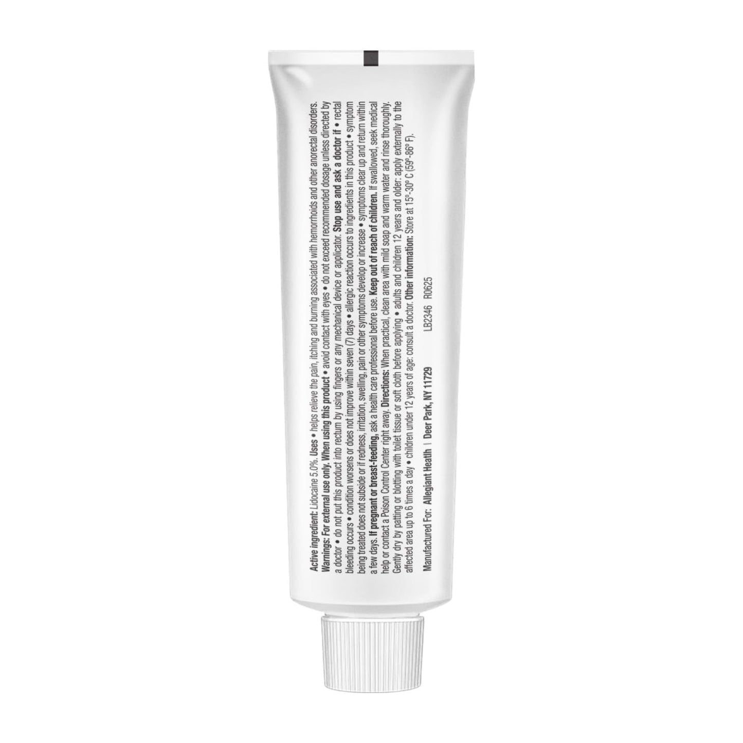 HealthA2Z® Rectal Care Cream | Lidocaine 5% / Local Anesthetic | 28g Tube | Topical Numbing Cream & Other Anorectal Disorders | Relieves Pain, Itching & Burning - Maple Wellness Supplements