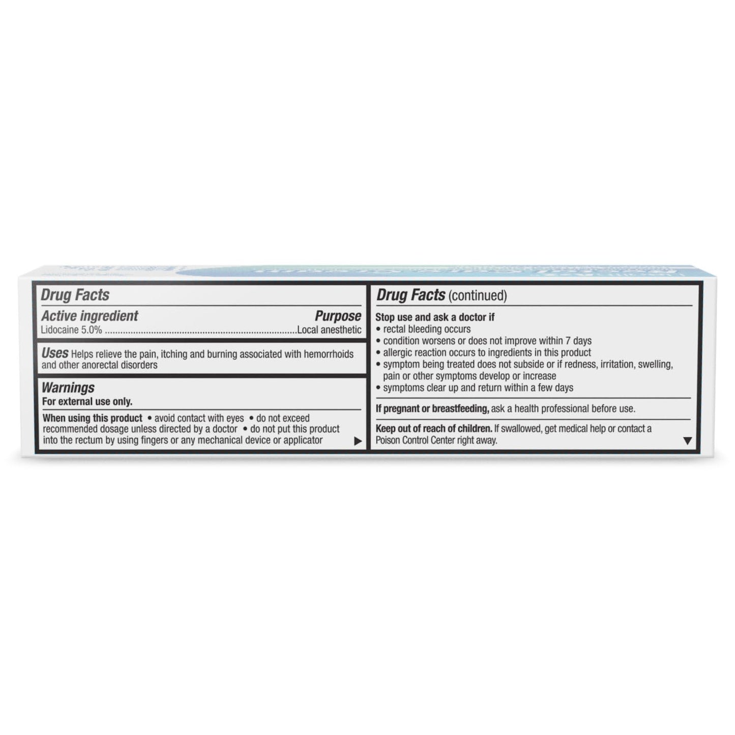 HealthA2Z® Rectal Care Cream | Lidocaine 5% / Local Anesthetic | 28g Tube | Topical Numbing Cream & Other Anorectal Disorders | Relieves Pain, Itching & Burning - Maple Wellness Supplements