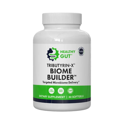 Healthy Gut Tributyrin-X | Most Bioavailable Butyrate Postbiotic for Gut Health & Leaky Gut Support | 99% Pure w/Zero Odor | 30 Softgels - Maple Wellness Supplements