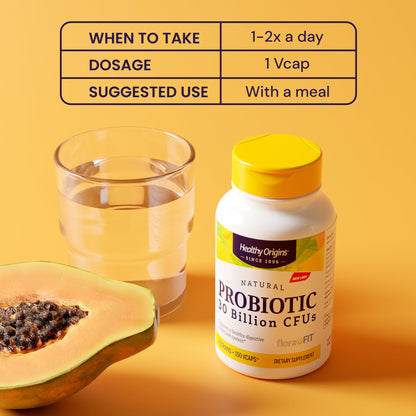 Healthy Origins Probiotic 30 Billion CFU's (Shelf Stable, Non-GMO, Gluten Free, Digestive Health, Gut Health, Immune Support), 150 Veggie Caps - Maple Wellness Supplements