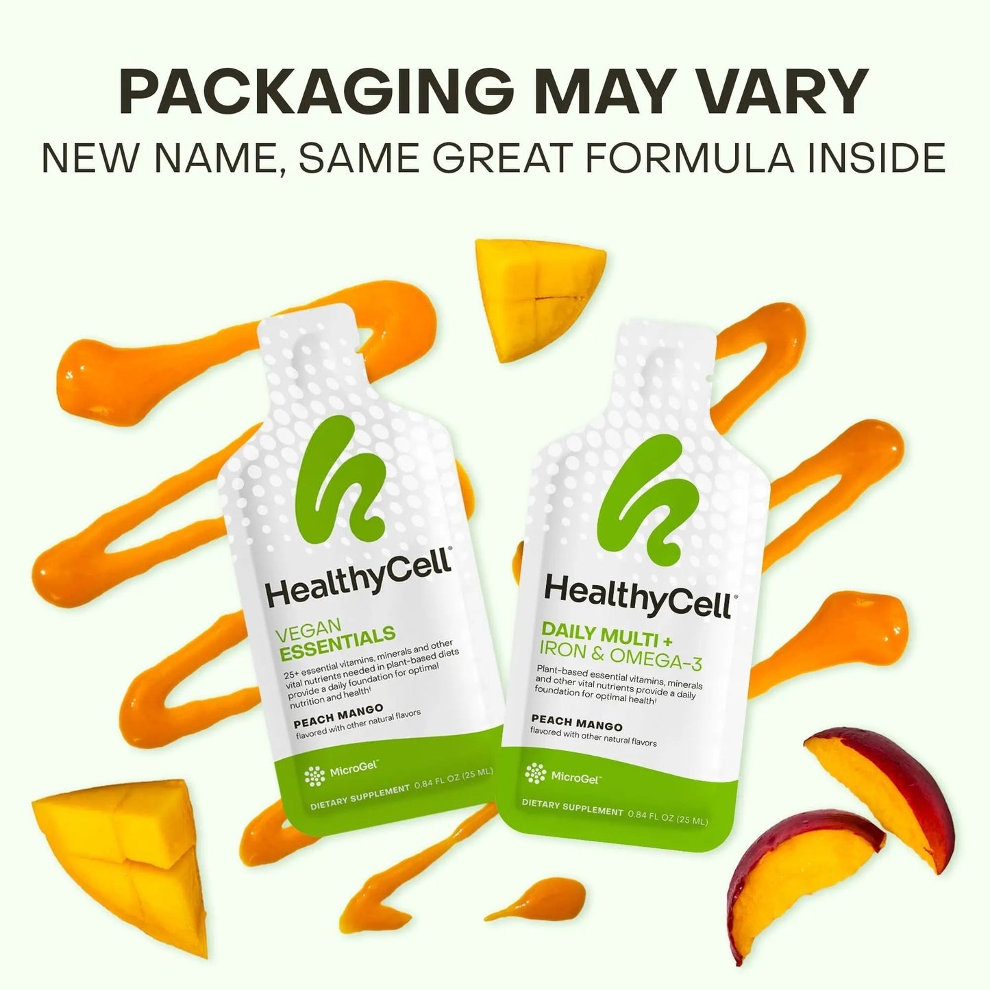 Healthycell Vegan Daily Multivitamin Liquid Supplement with Iron and Omega-3, 25+ Essential Vitamins, Minerals & Nutrients for Brain - Maple Wellness Supplements