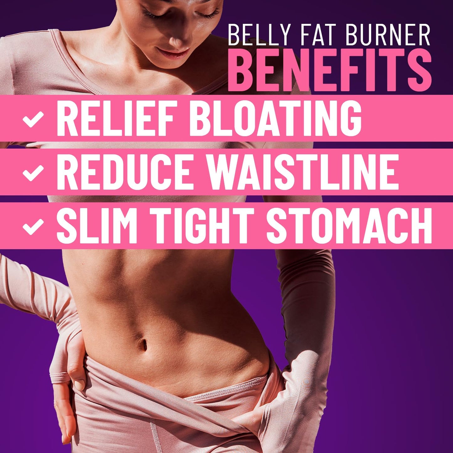 Helix Heal Belly Fat Burner for Women - Lose Stomach Fat w/Softgel Diet Pills - Maple Wellness Supplements