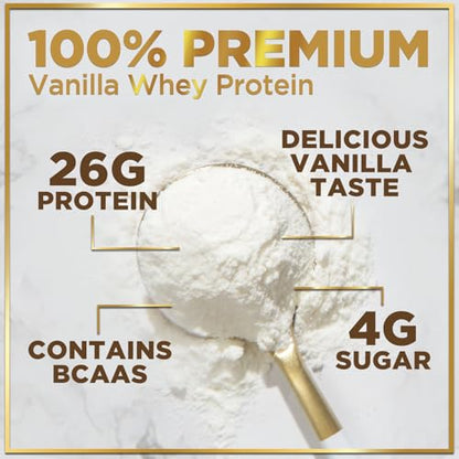 Hello Lovely! Whey Protein Powder, Vanilla Flavored Whey Isolate with 26g Protein - Maple Wellness Supplements