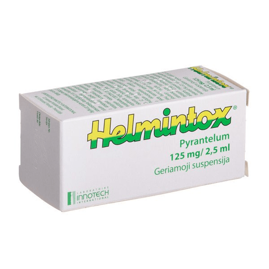 HELMINTOX, 125 mg/2.5 ml, oral suspension, 15 ml Anti Parasites Worms - Maple Wellness Supplements