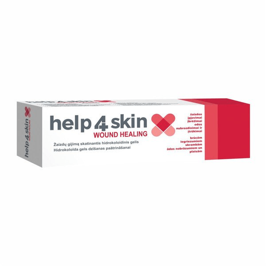 HELP4SKIN 20g Hydrocolloid Gel That Promotes Wound Healing Paraben Free - Maple Wellness Supplements