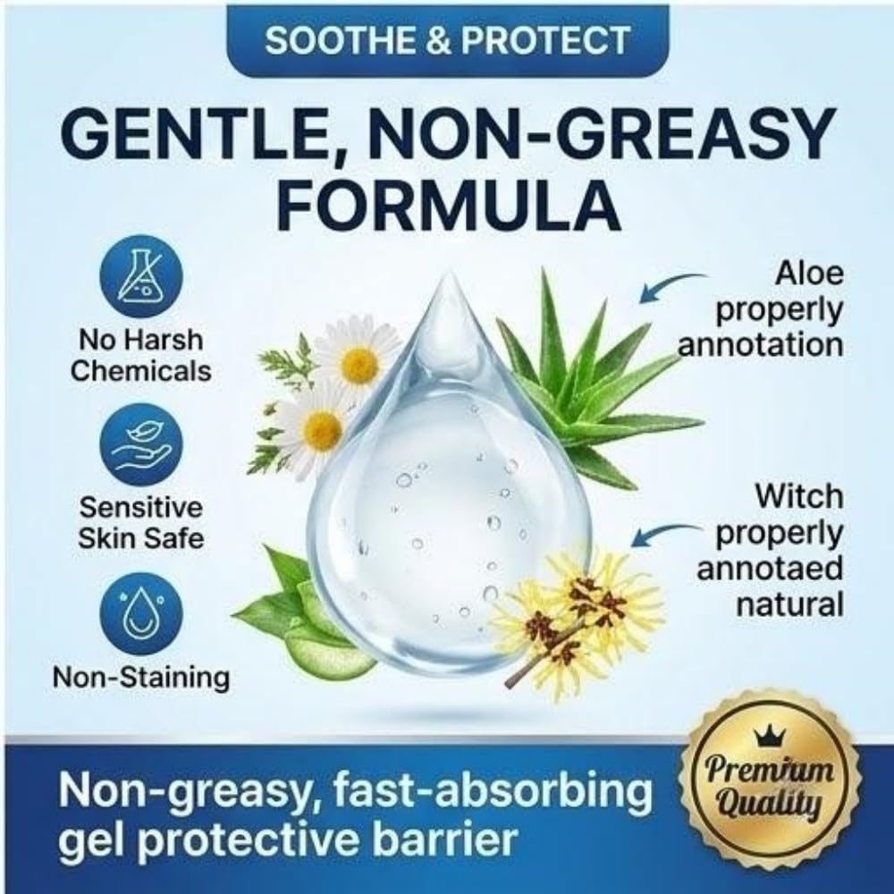 Hemorrhoid Relief Gel with 3 Disposable Applicators - Fast Soothing Cream for Itching & Swelling - Internal & External Treatment (Pack of 3) - Maple Wellness Supplements