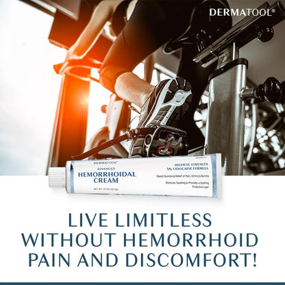 Hemorrhoid Treatment - Advanced Hemorrhoid Cream 5% Lidocaine & Phenylephrine - Hemorrhoid Shrinking Treatment - Rapid Relief of Pain, Swelling, Bleeding, Itching and Burning - Fissure & Hemorrhoids - Maple Wellness Supplements