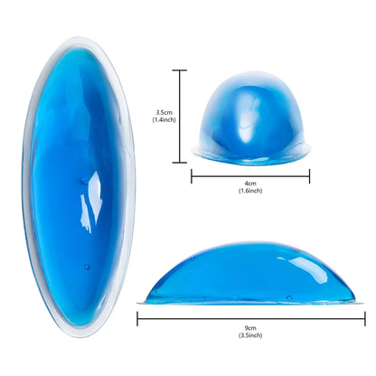Hemorrwedge Hemorrhoid Ice Pack for Relief & Cooling Support – Twin Gel Pack with Hygienic Case – Reusable Cold Therapy for Hemorrhoids, Swelling, Postpartum & Discomfort – Water-Based Gel - Maple Wellness Supplements