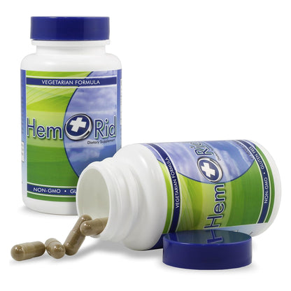 HemRid Best Hemorrhoid Supplement, Reduce Itching, Irritation, Bleeding, Burning in 2-5 Days, Clinically Tested Ingredients Provide Fast Relief in 120 Days - Maple Wellness Supplements