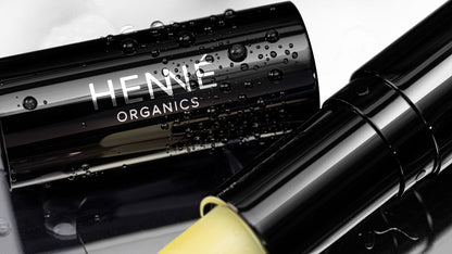 Henné Organics Luxury Lip Balm V2 - Natural and Organic Moisturizer - 0.15 Ounce Stick - Maple Wellness Supplements