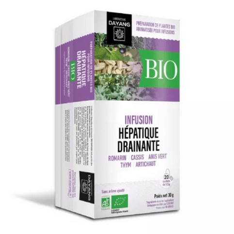 Hepatic - draining organic infusion in sachets DAYANG - Maple Wellness Supplements